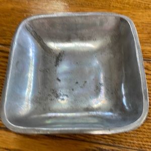 Harman small pewter bowl.  Home decor.  Approximately 6.5”. Made in India.
